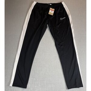 NWT-Women's Nike Dri-Fit Academy Soccer Jogger Black/WH-Pants DX0508-010 Large